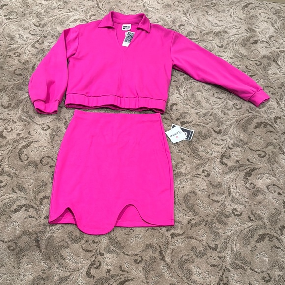 Target Fuchsia Collared Top - Picture 1 of 7